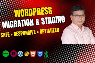 website migration and staging to wordpress