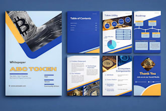 design professional crypto white paper