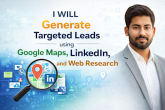 do b2b lead generation with google maps scraping and linkedin