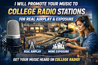 do college radio promotion and music submission for airplay and music exposure
