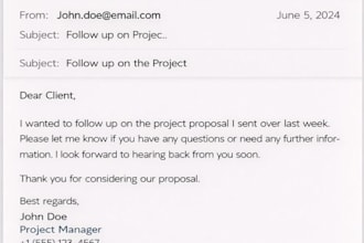 draft professional emails and write documents