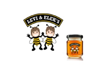 design mascot natural organic honey logo