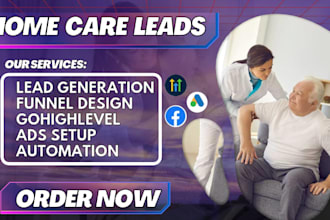 home care leads senior care home care logo healthcare leads home care website
