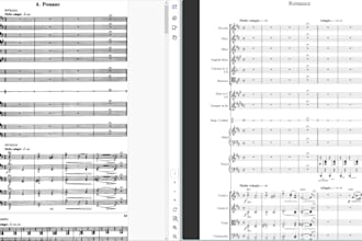 do a copy of your pdf, handwritten or any music in any notation software