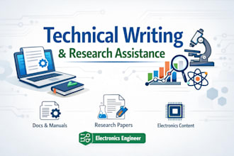 write technical engineering content and website blogs