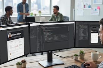 develop an enterprise grade custom web application as full stack web developer