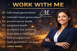 do targeted b2b lead generation linkedin leads ecommerce leads