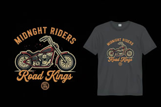 create custom vintage racing car logo with t shirt design