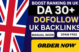 make high domain authority da 30 plus dofollow seo backlinks