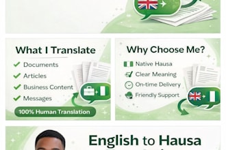 translate english to hausa accurately