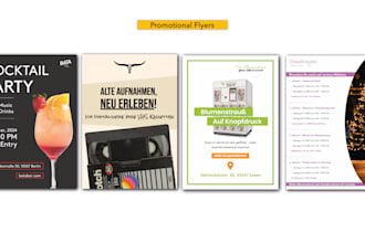 design a flyer for printing or digital use