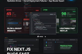 fix next js hydration errors and vercel deployment issues fast