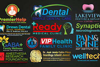 design medical, dental, clinic and healthcare logo