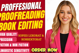 do german book proofreading, german book editing and line editing