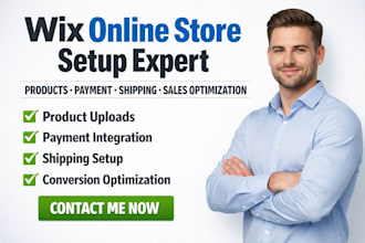set up your wix online store with payment, products, shipping, and optimization