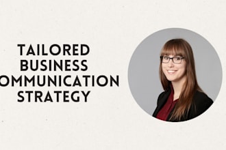 create the communication strategy for your business