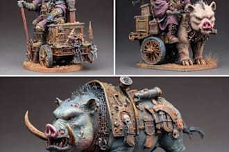 professionally paint your warhammer, dnd, tabletop, and custom models