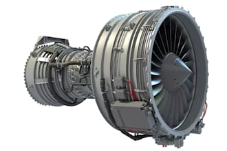 design aircraft engine, turbofan, aerospace mechanical part,drone, edf propeller