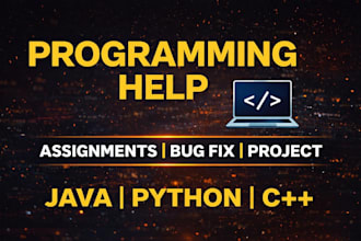 be your java coder for java, python, c, and cpp programming