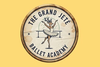 create vintage charm logo designs with 1 day delivery