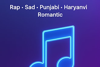 write original hindi, punjabi songs, rap