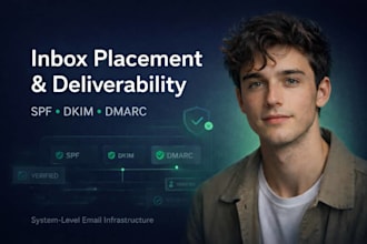 setup or fix spf, dkim, dmarc, cname and mx dns record for better inbox delivery
