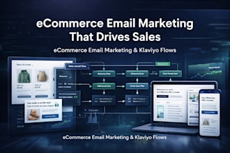 setup ecommerce email flows in klaviyo for marketing