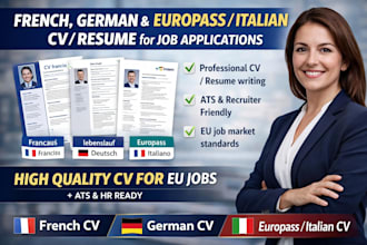 make french bewerbung canadian europass italian cv resume for job application
