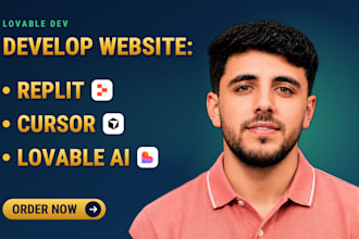 develop website using replit, claude code cursor, and lovable ai