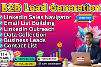 b2b email list building and linkedin lead generation