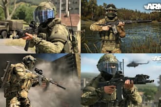 mod arma reforger or arma 3 with custom reskins missions and rig 3d models