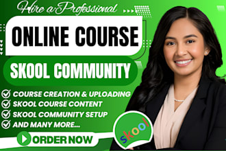 setup skool online course community circle skool community setup content upload