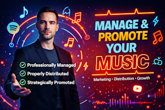 promote your music on spotify, manage distribution, and grow your artist