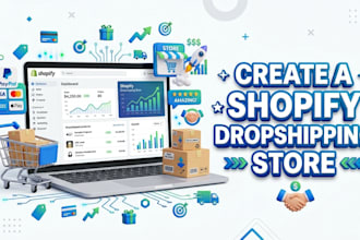 create a shopify drop shipping store