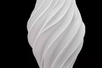 design modern 2d 3d vase models lattice vase for 3d printing, and manufacturing