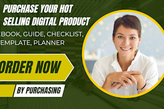 create an hot selling digital product purchase for you