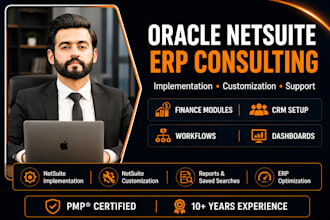 implement, customize and support oracle netsuite erp