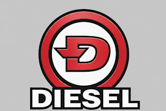 design a bold and powerful diesel logo for your brand