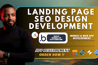 do seo optimized landing page design and development to boost conversion