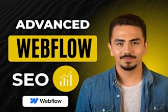 improve and optimize your on page and SEO optimization of webflow