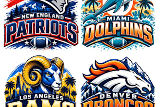 design modern softball logo with unlimited revision