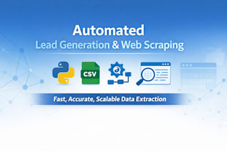 build a custom python web scraper for automated lead generation
