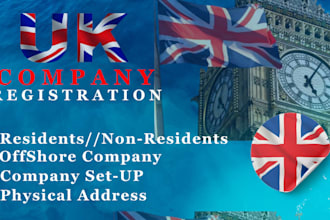 register UK ltd company for residents and non residents with companies house
