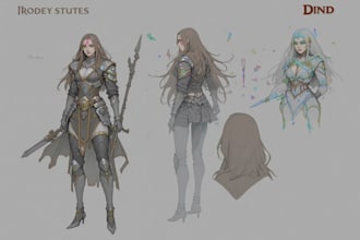 dnd character art and dnd character art