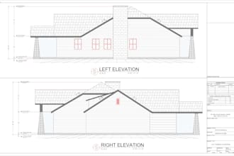 create architectural house plans for permit and city approval