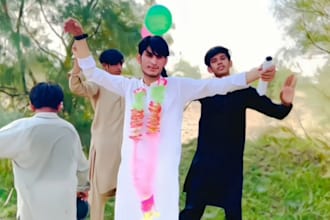 make funny happy birthday video and custom message for you