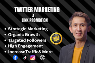 shoutout twitter promtion share link to 12m ig,fb, user