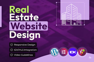 create a modern realtor website, real estate website