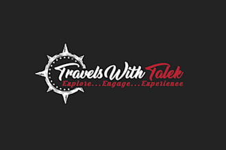 do iconic a vintage retro logo for a travel blog adventurous