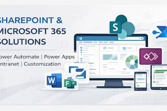 build sharepoint intranet and power platform business solutions